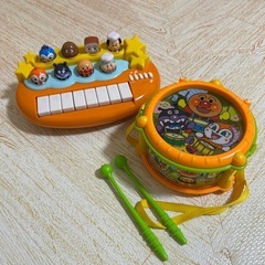 アンパンマン　ドラム　ピアノ　セット
