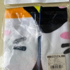 GOSEN ポチャ猫 ハンドタオル①の画像