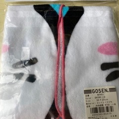 GOSEN ポチャ猫 ハンドタオル②の画像
