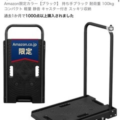 【お取引完了】折りたたみ台車、キャスター、アイリスオーヤマの画像