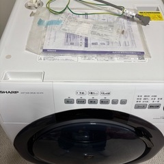 値下げしました！ シャープ　ドラム式洗濯乾燥機　2020年製　ジャンク品 シャープ ドラム式洗濯乾燥機(ジャンク)2020年製