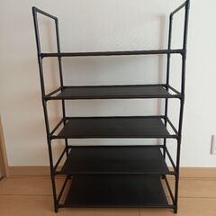 ⚠️⚠️取引中⚠️⚠️マルチ収納ラック②(5段)(組立済み)(ヒ...