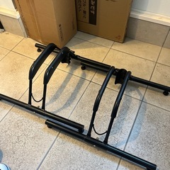 自転車置き2個