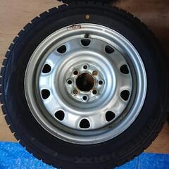 約７分山★１８５／６０R１５★スタッドレス★ダンロップ ウィンターマックス０２★１６０系ｶﾛｰﾗ ﾌｨｰﾙﾀﾞｰで１シーズン使用の画像