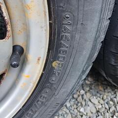 鉄チンタイヤホイールセットの画像