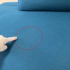 【決まり】ソファ　1人掛け　2人掛け　オットマン　ターコイズブルーの画像