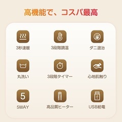 【新品未使用】① 電気ブランケットブランケット 電気毛布 掛け敷き 電熱毛布 電気ひざ掛け 3秒速暖 ふわふわ 洗える 温度調節 タイマー ひざ掛け 電気カーペット 敷き 大判サイズ コードレス usb充電の画像