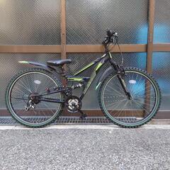 整備済【大阪・引取限定】26インチ　3×6段変速　子供用自転車　...