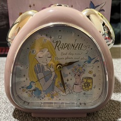 ディズニー　プリンセス　ラプンツェル　目覚まし時計