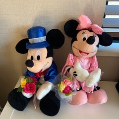 ミッキー&ミニーぬいぐるみ