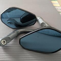 汎用デイトナパラレルエッジミラー　ブルーミラーの画像