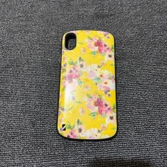 iPhoneXR用ハードカバー　花柄