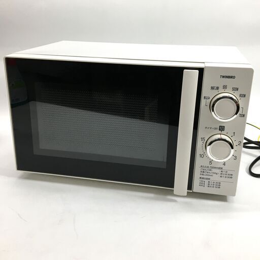 1/10終 TWINBIRD ツインバード 電子レンジ DR-D429 ホワイト 白 2020年製 動作確認済 25a菊-