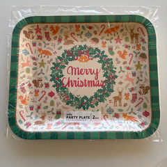 【新品未開封】クリスマスプレートの画像