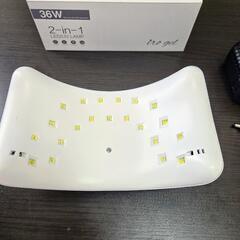 ※取引中　LED/UVランプ　ジェルネイル用LEDライトの画像