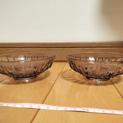 昭和レトロ　ガラスボウル『取り引き予定』の画像