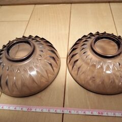 昭和レトロ　ガラスボウル『取り引き予定』の画像