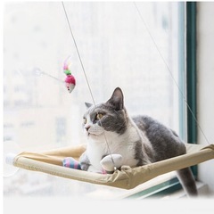 猫用ハンモック2個セットベージュ