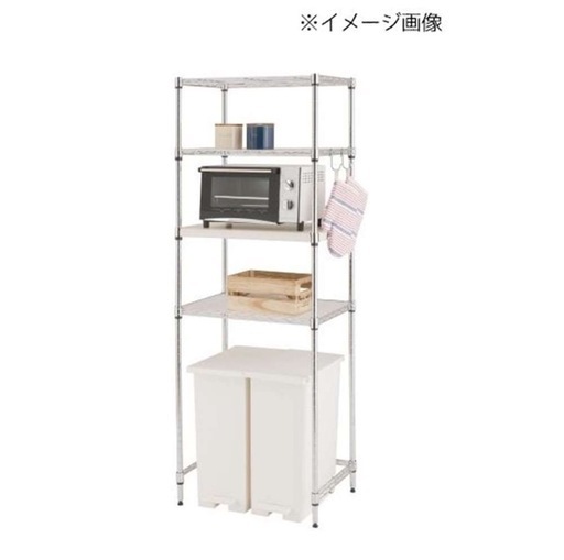 【新品9,000円】スチールラック　キッチン収納　ゴミ箱収納