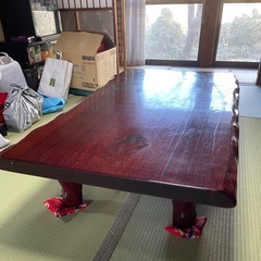 座卓　一枚板の画像