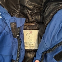 キッズ　アウター　ZARA 98ジャンパー の画像