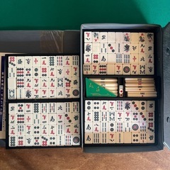 値下げ 麻雀セット レトロの画像