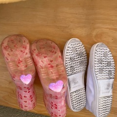 上履き18cm &レインブーツ16cm
 の画像