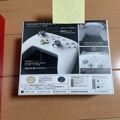 Switch本体有機EL ホワイト　ワイヤレスコントローラー付き(新品)の画像