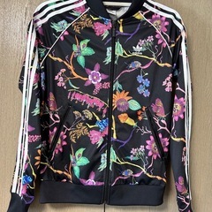 adidas アディダス トラックジャケット 総柄 花柄 Mサイズ
