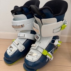 ジュニア用スキー 板(140cm)、ブーツ(24-25cm)、ストック(100cm)３点セット グローブ付き の画像
