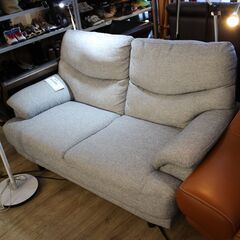 【川崎市宮前区リサイクルオフ】お買い得品♪　ファブリック　2Pソファ　グレー