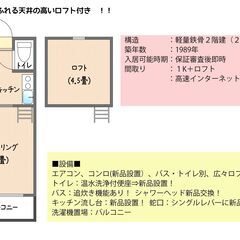【月見ヶ丘 駐車料込26,800円！】敷・礼・仲介無料/高速ネット無料