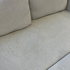 ニトリ　布張りカウチソファベッドの画像