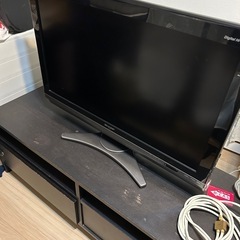 テレビ、テレビボード　セットの画像