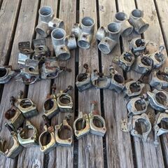 現在取引中　単管パイプ　単管パイプジョイント　DIY　足場　