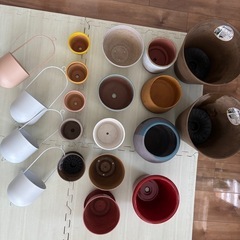 使用品　プランター　セット　ちょっと良いデザインの画像