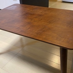 【終了】木目ローテーブル 1人暮らしにぴったり！