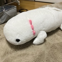 ウーパールーパーホワイト　ぬいぐるみ　ジャンボ