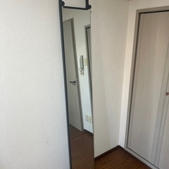 スタンドミラー　突っ張り式