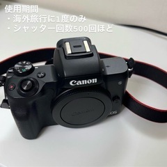 Canon Kiss M ダブルレンズキット　バッテリー3つ　カバー付の画像