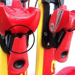 新札幌 カービングスキー板 DYNAMIC 130㎝ VR03 ストック・バッグ付き / No.3026の画像