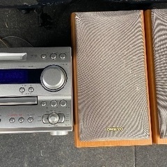 オンキョー コンポ CD MD ラジオ スピーカー