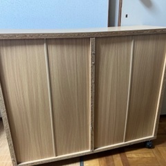 押入れ下収納棚　キャスター付きの画像