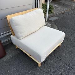 1人用 オシャレ 木製 木目 ソファ　ソファー
