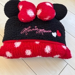 ミニー 毛布 フード付き