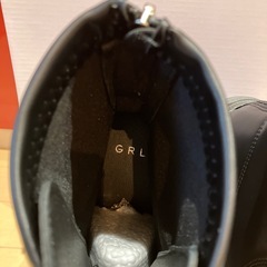 GRLレースアップ厚底ブーツの画像