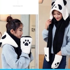 パンダマフラーの画像