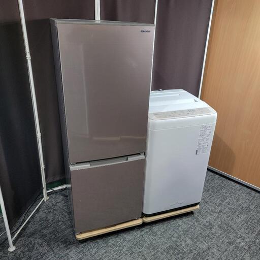 ‍♂️r/b売約済み‼️配送設置は無料‼️最新2022年製✨つけかえドア対応✨SHARP × Panasonic 家電セット