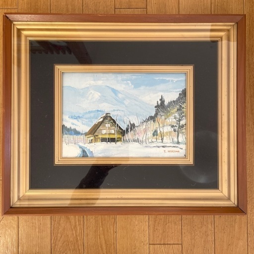 油絵　風景画