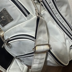 MARK & LONA ゴルフキャディバッグ ホワイトカモフラ柄9.0型